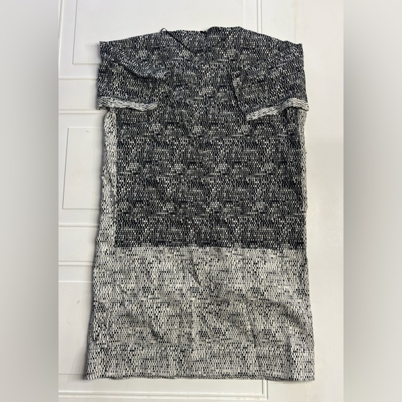 Gerard Darel Women’s Size 42 US 10 Black White Geometric Midi Dress **READ** - Picture 7 of 8